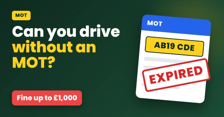 Can You Drive Without an MOT
