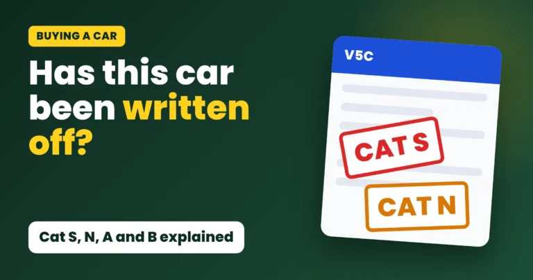 Has this car been written off: a V5C logbook stamped Cat S and Cat N
